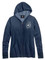 Harley-Davidson Women's Fine Gauge Sweater Zipper Hoodie, Blue 96226-18VW - Wisconsin Harley-Davidson