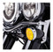 Ciro Fang LED Signal Light Amber Inserts, Multi-Fit Item - Chrome Finish 45500 - No Hassle Returns at Wisconsin Harley