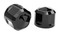 Ciro Diamond Cut Crown Bolt Cap Set for Twin Cam (53pk) - Painted Black 70025 - Wisconsin Harley-Davidson