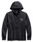 Harley-Davidson Men's H-D Zip Front Activewear Hoodie, Black 96129-18VM - Wisconsin Harley-Davidson