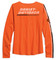 Harley-Davidson Free Shipping - Harley-Davidson Women's Sleeve Stripe Long Sleeve Henley, Orange 96158-18VW - Free Shipping on many products plus Orders Over $99