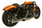 Rush Racing Baloney Cut Slip-On 2 in. Muffler - Chrome Finish 29704-200 - Wisconsin Harley-Davidson