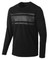 Harley-Davidson Men's Chest Stripe Slim Fit Long Sleeve Tee, Black 99256-19VM - Wisconsin Harley-Davidson