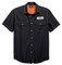Harley-Davidson Men's H-D Racing Short Sleeve Woven Shirt, Black 99165-19VM - Wisconsin Harley-Davidson