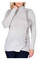 Harley-Davidson Women's Guardian Embellished Long Sleeve Mock Neck Top, Gray - Wisconsin Harley-Davidson