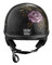 Harley-Davidson Women's Skull & Roses J02 Half Helmet, Gloss Black 98295-19VX - No Hassle Returns at Wisconsin Harley