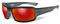 Harley-Davidson Men's Cruise2 Sunglasses, Red Mirror Lens/Gloss Black HACRS11 - Wisconsin Harley-Davidson