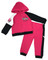 Harley-Davidson Baby Girls' 2-Piece Fleece Jogger Set, Pink & Black 2013827 - Wisconsin Harley-Davidson