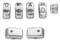 Harley-Davidson Chrome Switch Cap Kit, Fits XL/Dyna/Softail Models 71500441 - Wisconsin Harley-Davidson