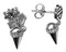 Harley-Davidson Free Shipping - Harley-Davidson Women's B&S Bling Spike Post Earrings, Sterling Silver HDE0432 - Free Shipping on many products plus Orders Over $99