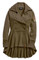 Harley-Davidson Women's Pleated Back Winged H-D Patch Peacoat, Green 97488-19VW - Wisconsin Harley-Davidson