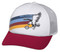 Harley-Davidson Women's Rainbow Eagle Foam Trucker Cap, White 97678-18VW - Wisconsin Harley-Davidson