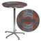 Harley-Davidson Free Shipping - Harley-Davidson Distressed B&S Motorcycles Round Cafe Table, Chrome HDL-12330 - Free Shipping on many products plus Orders Over $99