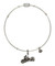 Harley-Davidson Women's Motorcycle Charm Bangle Bracelet, 7.5 in HSB0025-7.5 - Wisconsin Harley-Davidson