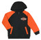Harley-Davidson Little Boys' B&S Knit Zippered Hoodie, Black & Orange 6580925 - Wisconsin Harley-Davidson