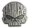 Harley-Davidson 1 in. Willie G. Skull Text Pin, Antique Silver Finish 8008871 - Wisconsin Harley-Davidson