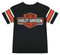 Harley-Davidson Little Boys' Interlock Distressed Short Sleeve Tee, Black - Wisconsin Harley-Davidson
