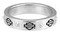 Harley-Davidson Women's Bar & Shield Outline Band Stackable Ring, Silver HDR0497 - Wisconsin Harley-Davidson