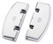 Harley-Davidson Classic Passenger Footboard Pan Kit - Chrome Finish 50501144 - Wisconsin Harley-Davidson