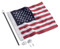 Harley-Davidson Premium American Flag Kit - 14 x 11 in. Nylon Flag 61400617 - Wisconsin Harley-Davidson