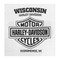 Harley-Davidson Free Shipping - Harley-Davidson Men's Validation Long Sleeve Crew Neck Cotton Shirt, White - Free Shipping on many products plus Orders Over $99