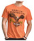 Harley-Davidson Men's Distressed Regal Eagle Tri-Blend Short Sleeve Tee, Orange - Wisconsin Harley-Davidson