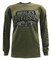 Harley-Davidson Men's Distressed Highmark Long Sleeve Shirt - Military Green - Wisconsin Harley-Davidson