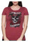 Harley-Davidson Women's Ritual Ride Embellished Short Sleeve Tee - Dark Red - Wisconsin Harley-Davidson