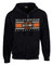 Harley-Davidson Men's Custom Iconic B&S Fleece Full-Zip Hoodie - Solid Black - Wisconsin Harley-Davidson