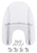 Harley-Davidson Quick-Release Compact Windshield, Breakout & Wide Glide 58387-06 - Wisconsin Harley-Davidson
