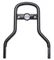 Harley-Davidson Low Mini-Medallion Style Sissy Bar Upright, Gloss Black 52300050 - Wisconsin Harley-Davidson