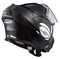 LS2 Helmets Modular Valiant Touring Motorcycle Helmet, Solid Gloss Black 399-100 - No Hassle Returns at Wisconsin Harley