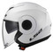 LS2 Helmets Open Face Verso Motorcycle Helmet - Solid Glossy White 570-102 - No Hassle Returns at Wisconsin Harley