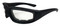 Redline Motorcycle Unisex Riding Padded Sunglasses, Shiny Frame & Clear Lens - Wisconsin Harley-Davidson