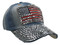 Women's Bling Studded American Flag Denim Baseball Cap, Adjustable 52004 - Wisconsin Harley-Davidson
