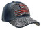 Women's Bling Studded American Flag Denim Baseball Cap, Adjustable 52004-Medium - Wisconsin Harley-Davidson