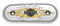 Harley-Davidson Flames Gold & Chrome Air Cleaner Trim, Fits XL Models 29824-04 - Wisconsin Harley-Davidson