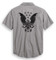 Harley-Davidson Free Shipping - Harley-Davidson Men's Freedom Short Sleeve Woven Shirt - Gray 99013-20VM - Free Shipping on many products plus Orders Over $99