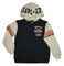 Harley-Davidson Big Boys' Colorblocked Fleece Zippered Hoodie, Black 6593969 - Wisconsin Harley-Davidson