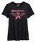 Harley-Davidson Women's Pink Label Winged Short Sleeve T-Shirt, Black 99056-20VW - Wisconsin Harley-Davidson