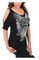 Harley-Davidson Free Shipping - Harley-Davidson Women's Embellished B&S Cold Shoulder 3/4 Sleeve Top - Black - Free Shipping on many products plus Orders Over $99