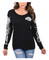 Harley-Davidson Women's Tribal Embellished Long Sleeve Scoop Neck Shirt, Black - Wisconsin Harley-Davidson