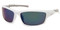 Harley-Davidson Women's Rubberized Sport Sunglasses, White Frame/Aqua Lenses - Wisconsin Harley-Davidson