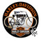 Harley-Davidson® Vintage Motorcycle Round Puzzle - 1000 Pieces, 26.5 inch 6044D - Wisconsin Harley-Davidson
