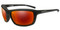 Harley-Davidson Men's Pipes Sunglasses, Red Mirror Lenses/Black Frames HAPIP13 - Wisconsin Harley-Davidson