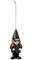 Harley-Davidson Sculpted Lady Biker Gnome Hanging Ornament, Black 3OT4902GMB - Wisconsin Harley-Davidson