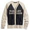 Harley-Davidson Women's Chain Stitch Colorblocked Cardigan, Off White 96172-20VW - Wisconsin Harley-Davidson