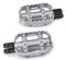 Harley-Davidson 80GRIT Rider BMX-Style Footpegs - Aluminum Raw Finish 50501390 - Wisconsin Harley-Davidson