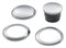 Harley-Davidson Flush-Mount Fuel Cap & Left Side Tank Cap Kit - Chrome 61100131 - Wisconsin Harley-Davidson