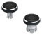 Harley-Davidson LiveWire Front Axle Nut Covers - Gloss Black Finish 43000188 - Wisconsin Harley-Davidson